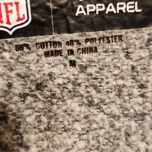 NFL Minnesota Vikings Women's Gray & Purple Zip-Up Jacket Hoodie Size M - Picture 6 of 8